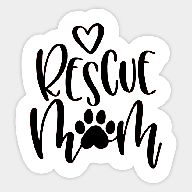 Rescue mom sticker store